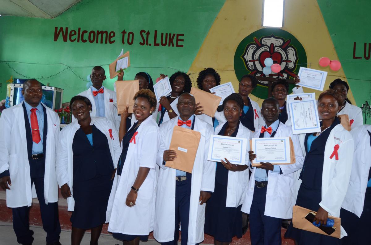 38 mid-level health workers graduated from the mental health clinician trainings.